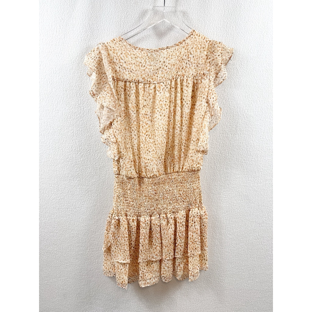 NWT Aqua Smocked Ruffle Mini Dress XS – Retail $98 - Picture 4 of 9